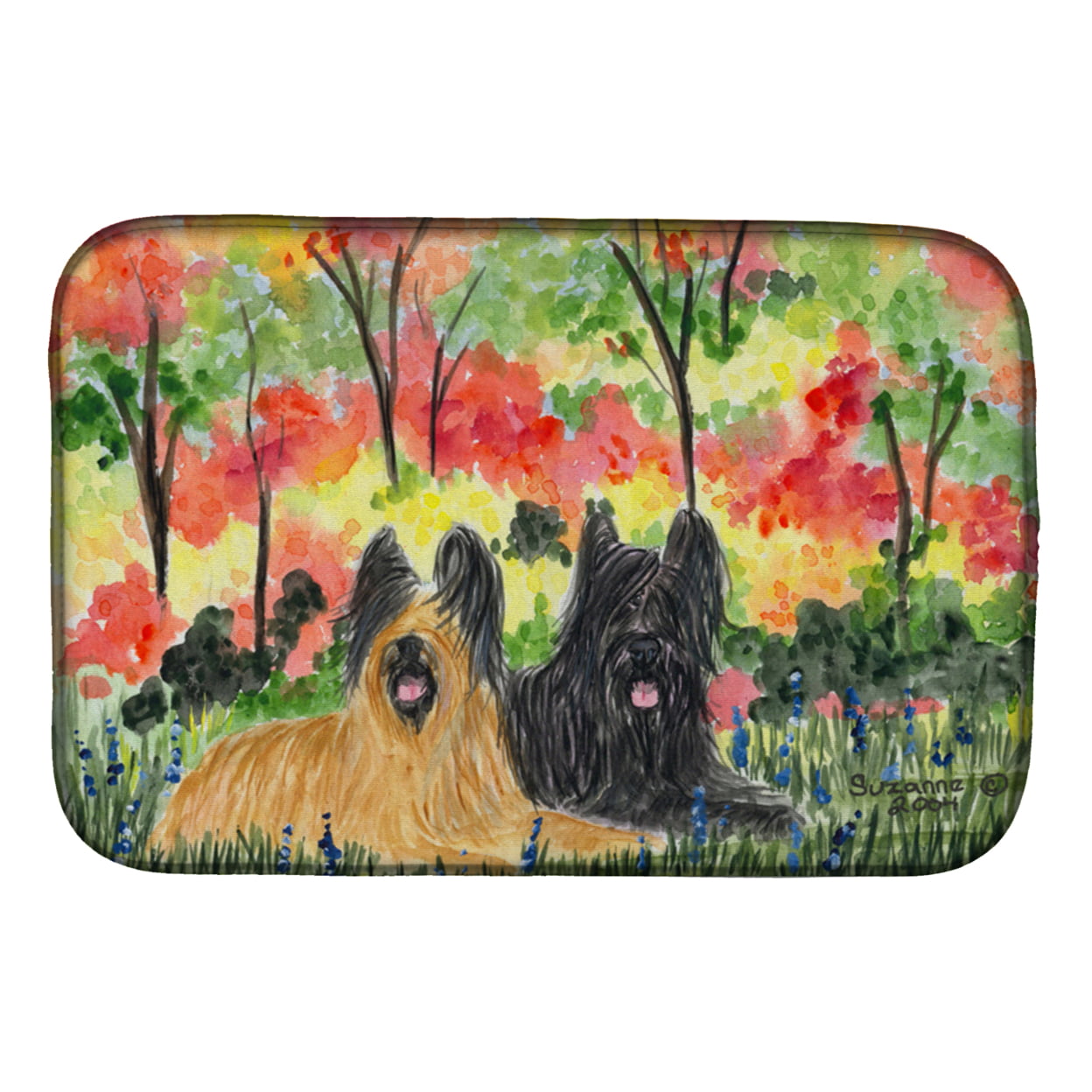 Picture of Carolines Treasures SS8045DDM Briard Dish Drying Mat