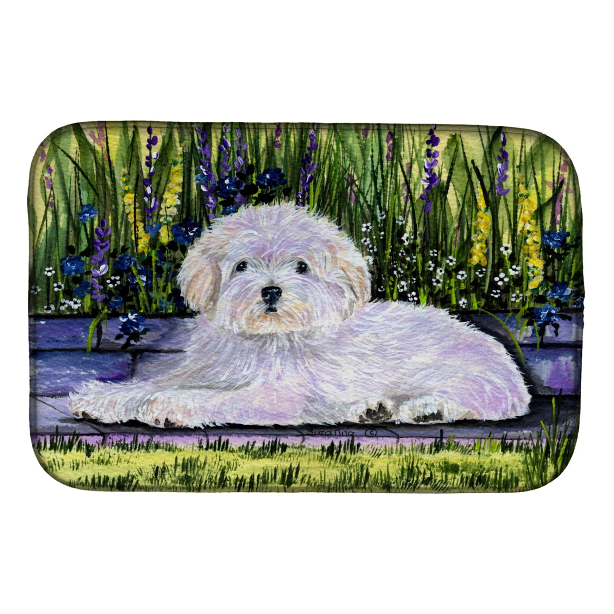 Picture of Carolines Treasures SS8430DDM Coton De Tulear Dish Drying Mat
