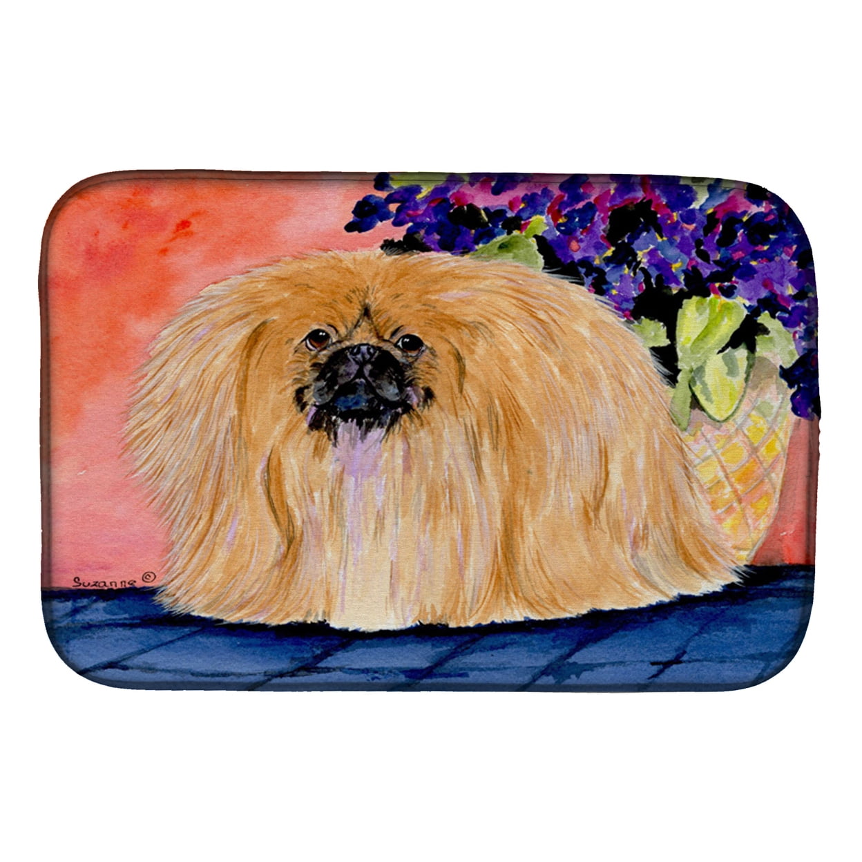 Picture of Carolines Treasures SS8661DDM Pekingese Dish Drying Mat