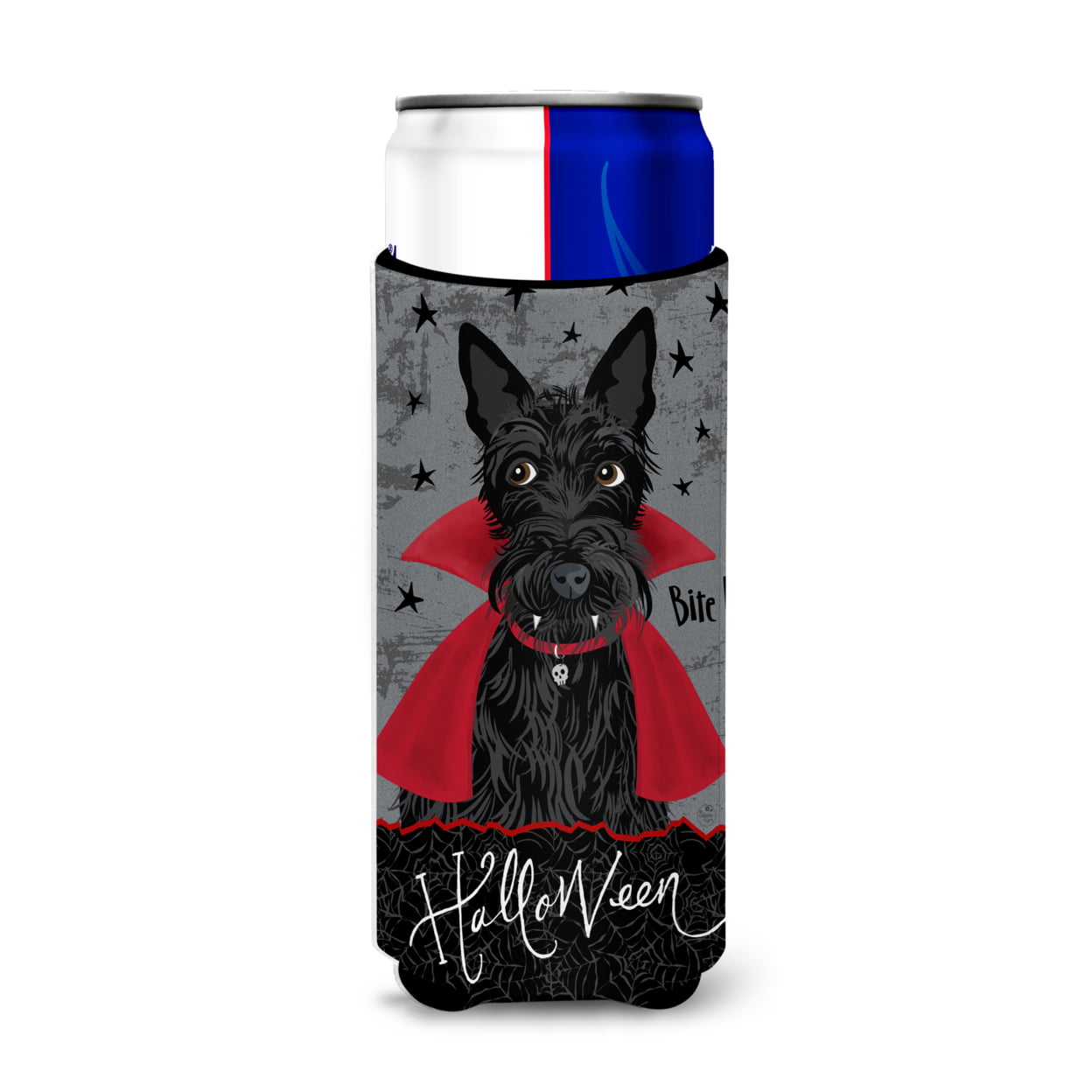 Halloween Vampire Scottie Michelob Ultra Hugger for Slim Cans