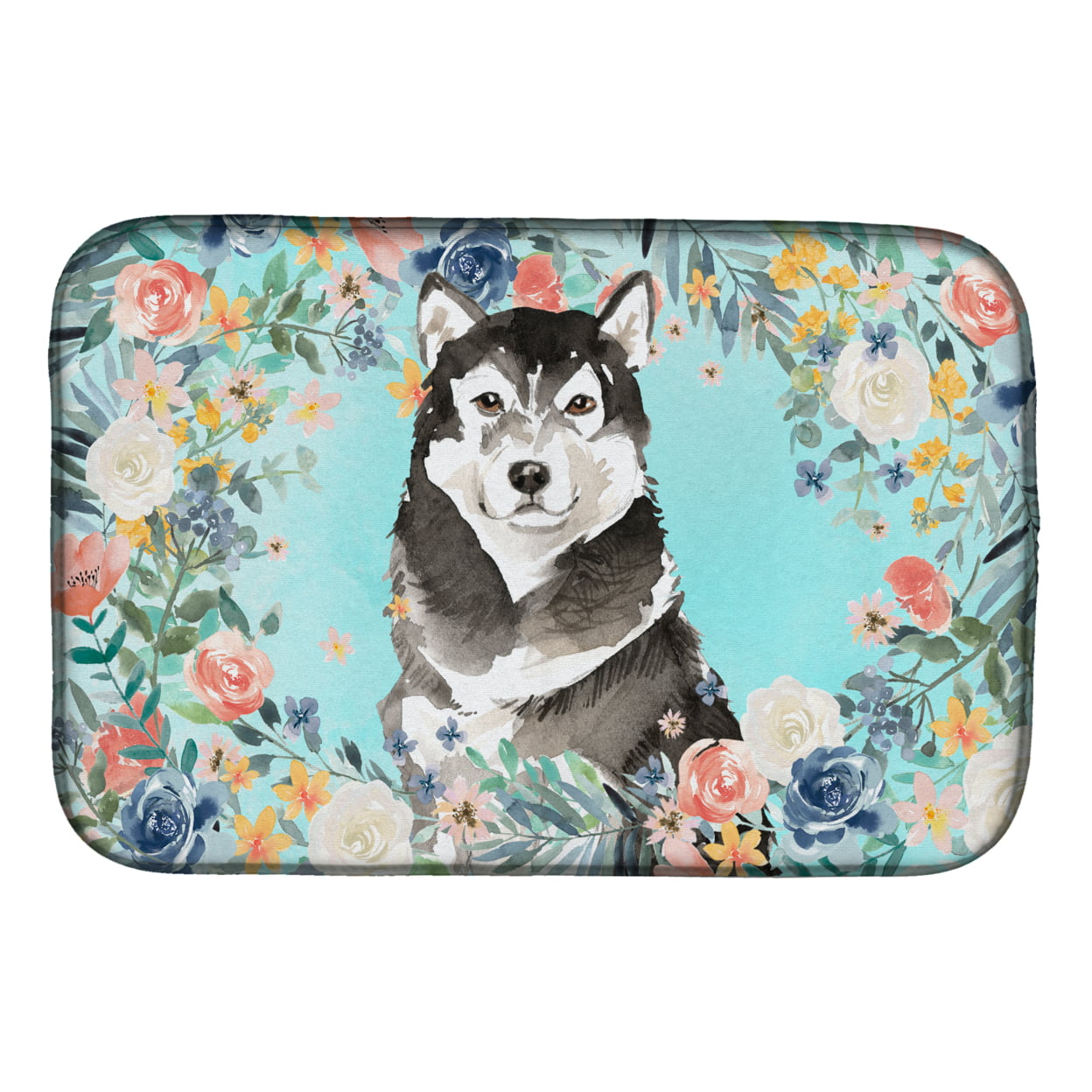 Picture of Carolines Treasures CK3419DDM Alaskan Malamute Dish Drying Mat