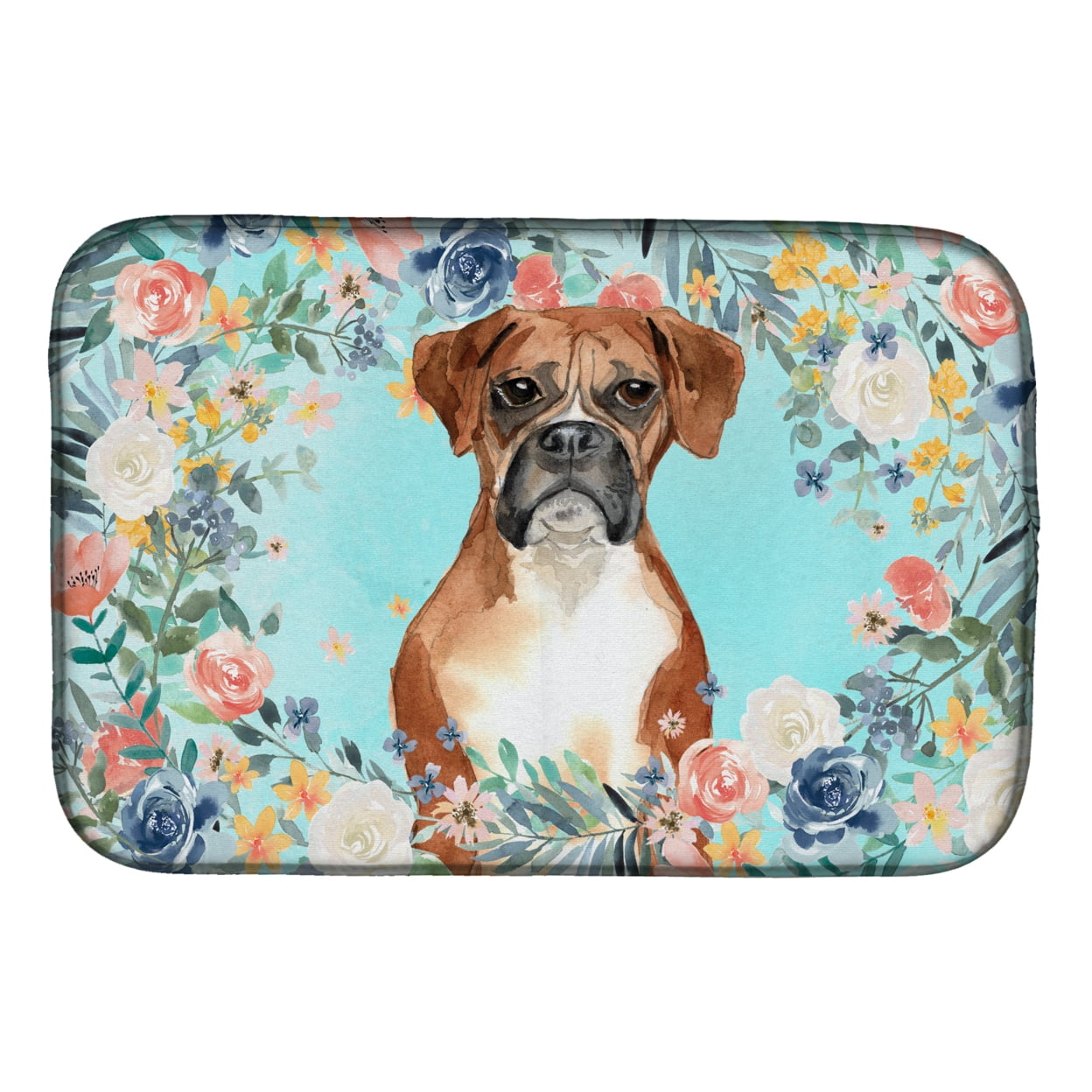 Picture of Carolines Treasures CK3431DDM Boxer Dish Drying Mat