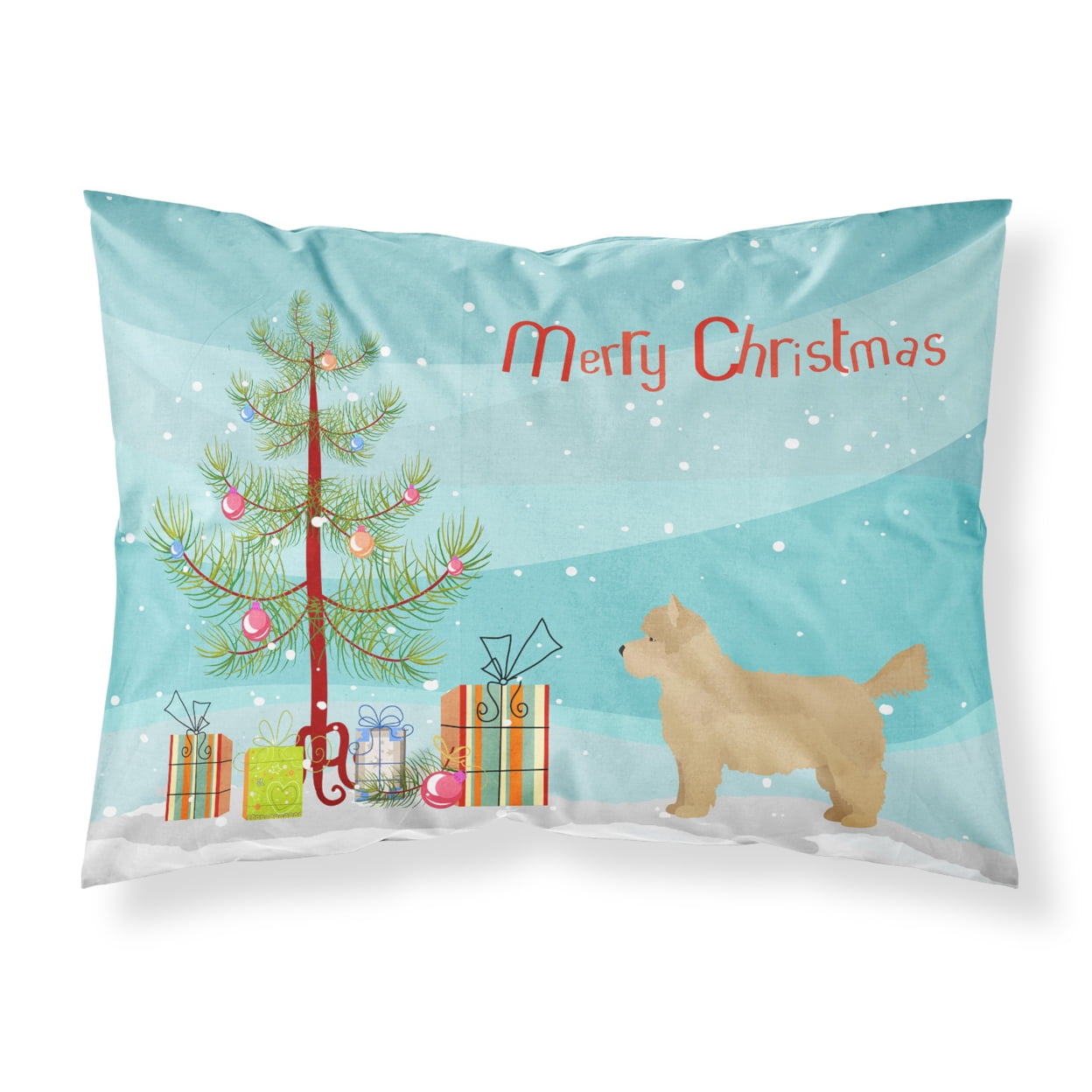 Westiepoo No.1 Christmas Tree Fabric Standard Pillowcase