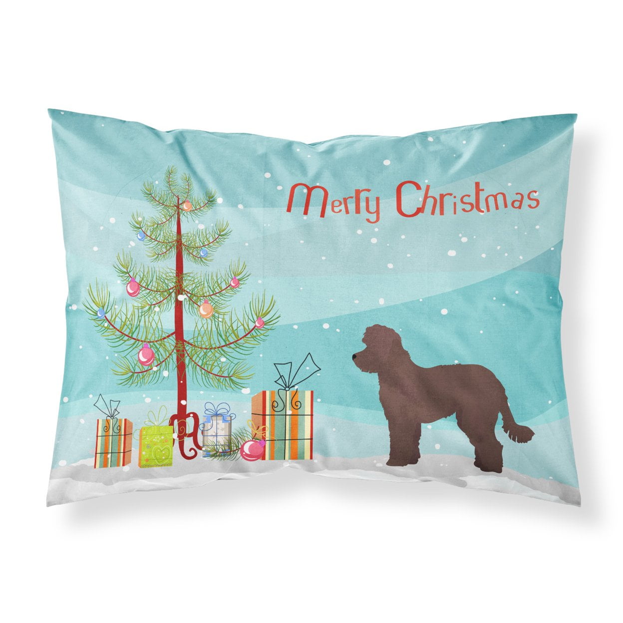 CK3880PILLOWCASE Whoodle No.1 Christmas Tree Fabric Standard Pillowcase