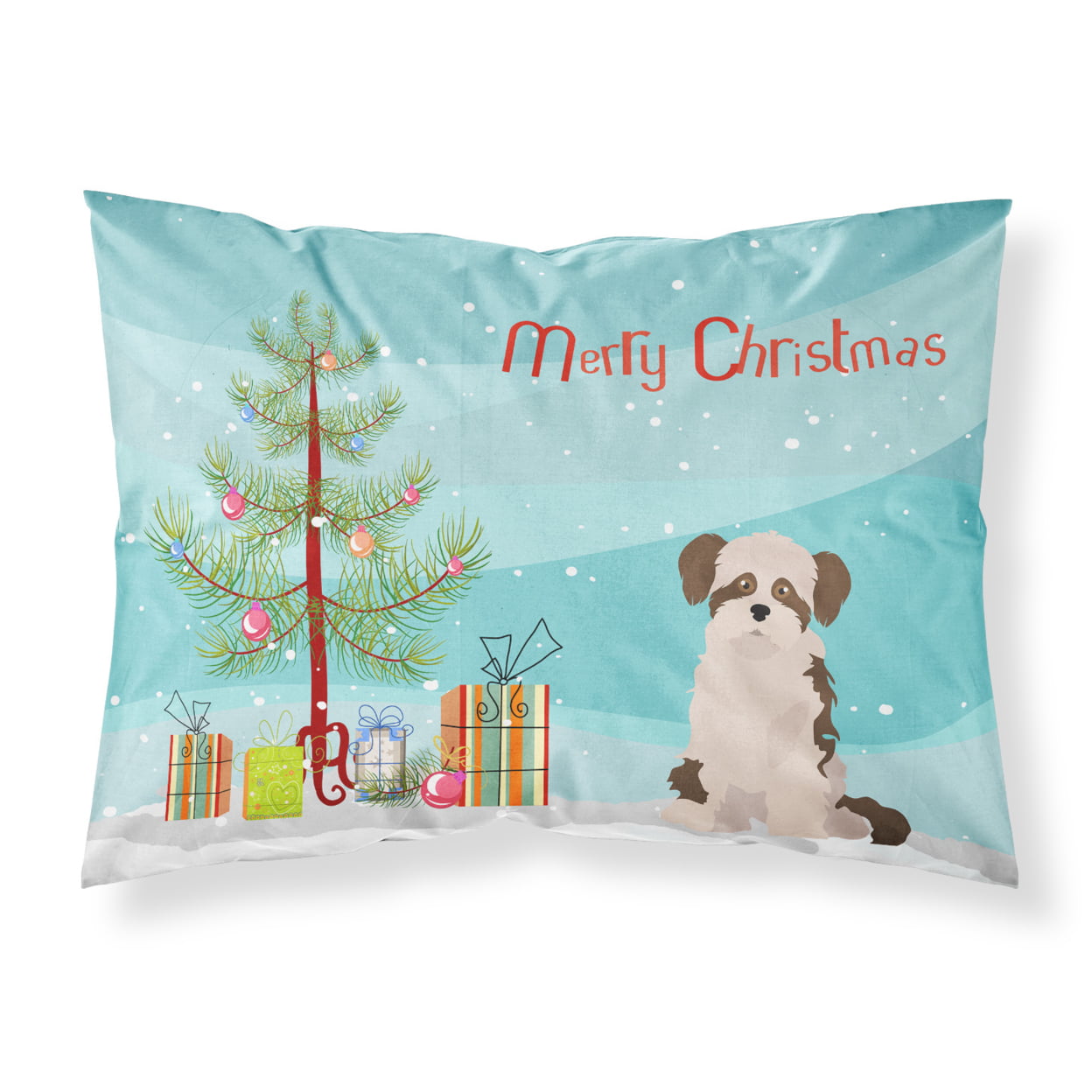 Shi Chi No.3 Christmas Tree Fabric Standard Pillowcase