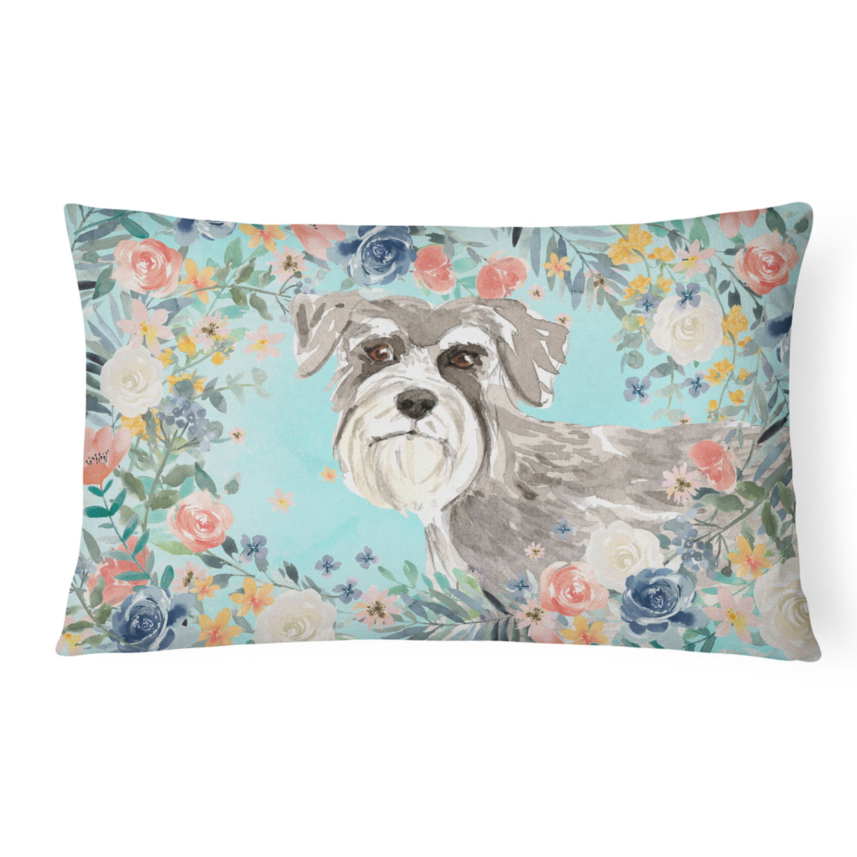 Schnauzer No.1 Canvas Fabric Decorative Pillow