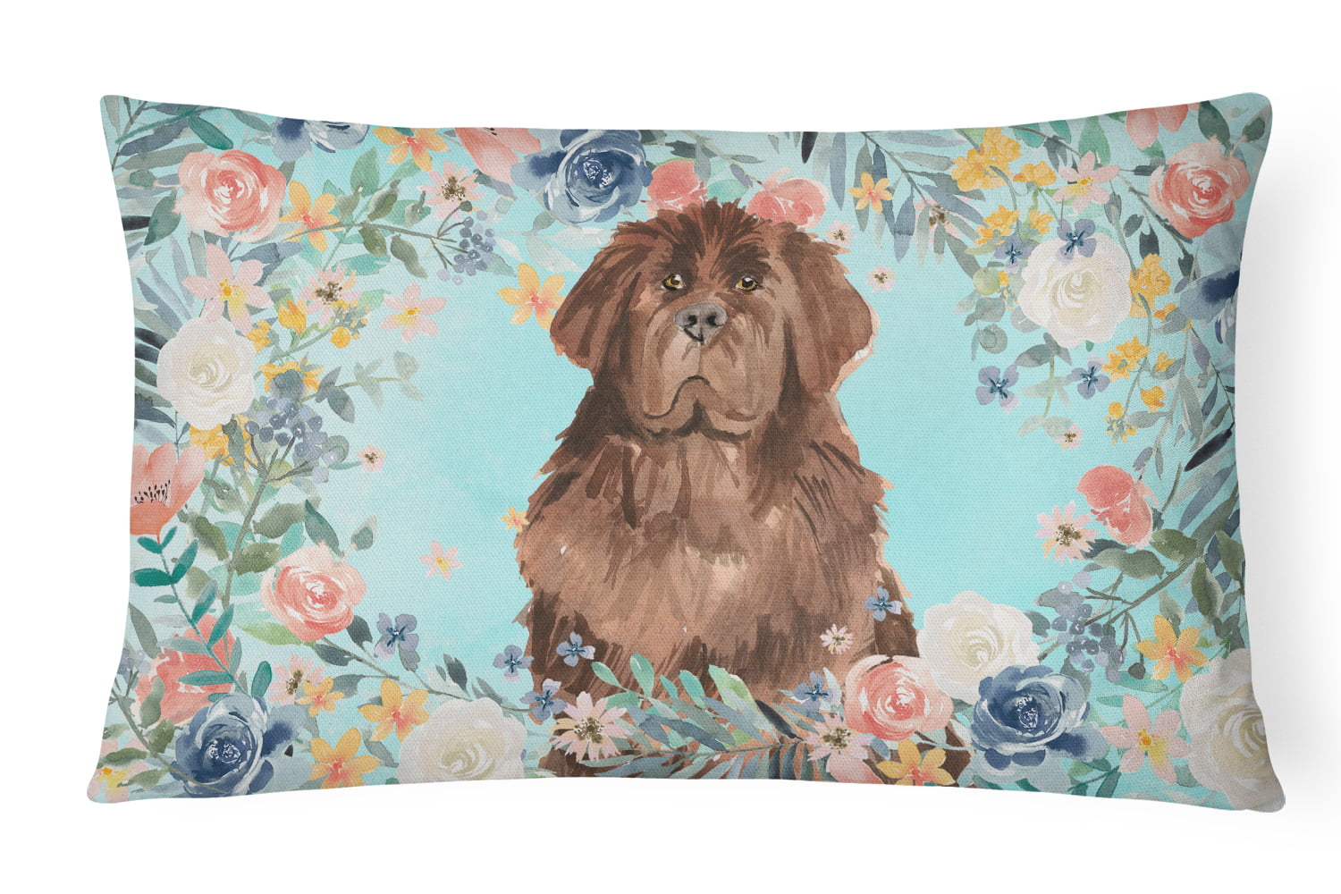 Newfoundland Canvas Fabric Decorative Pillow