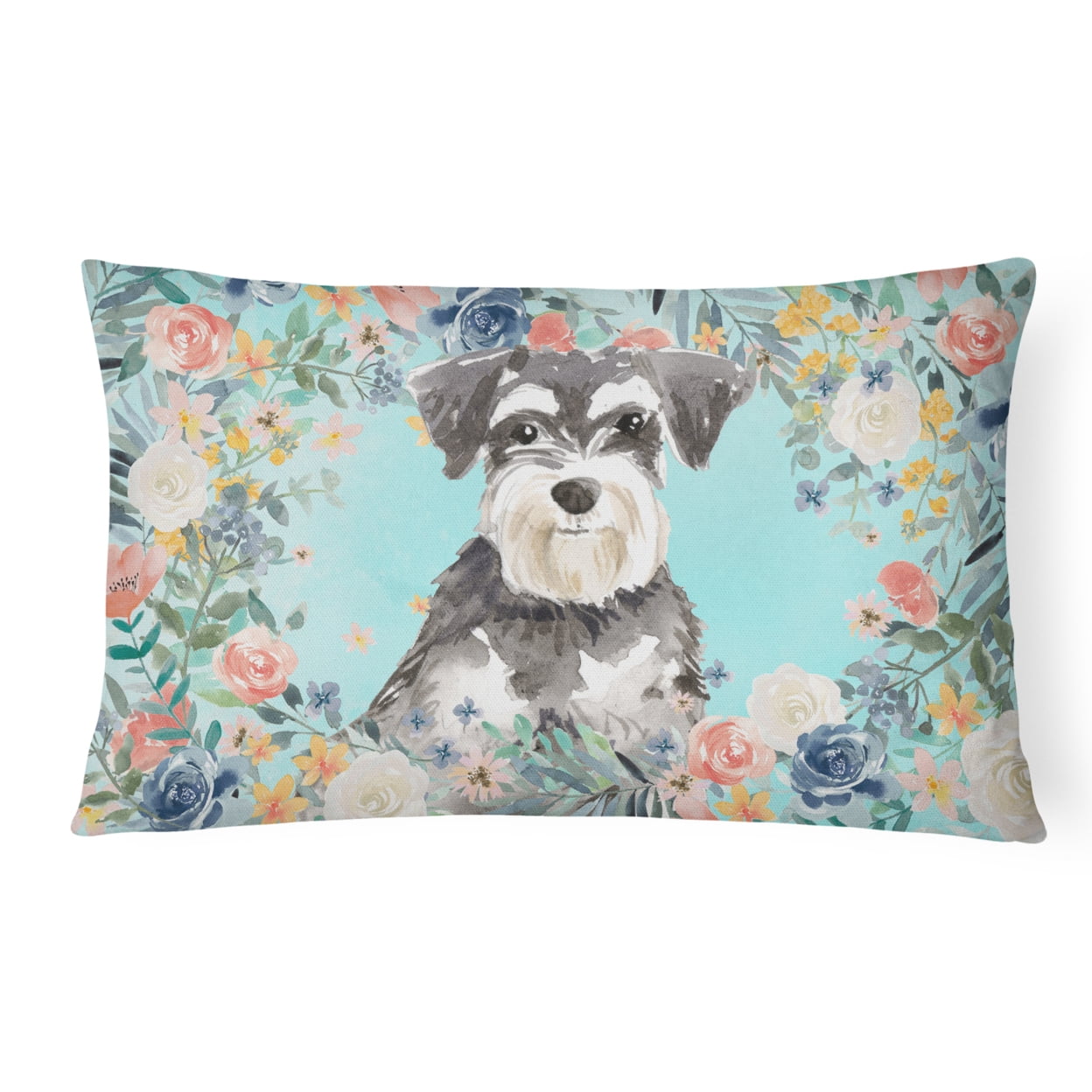 Schnauzer No.2 Canvas Fabric Decorative Pillow