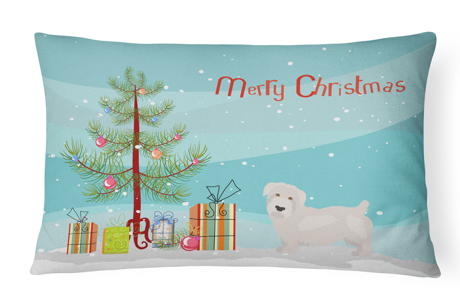 Glen of Imal Christmas Tree Canvas Fabric Decorative Pillow
