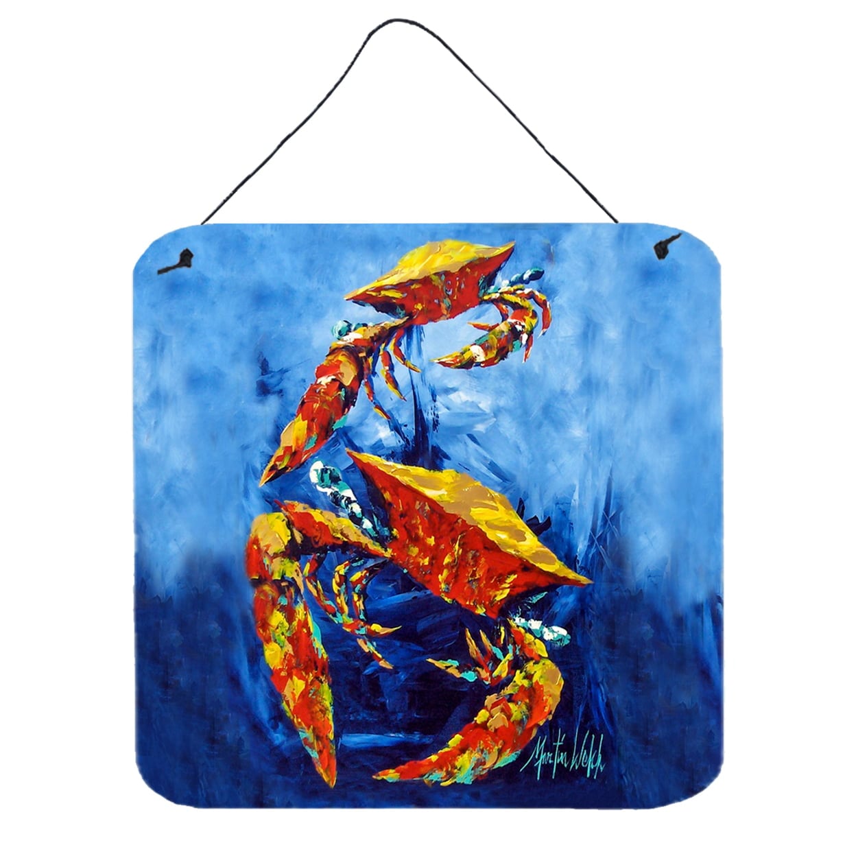 Crab Puddle O Two Wall or Door Hanging Prints