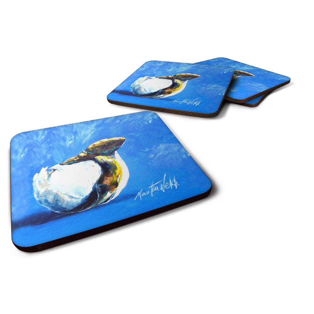 Baby Turtle Foam Coasters - Set of 4