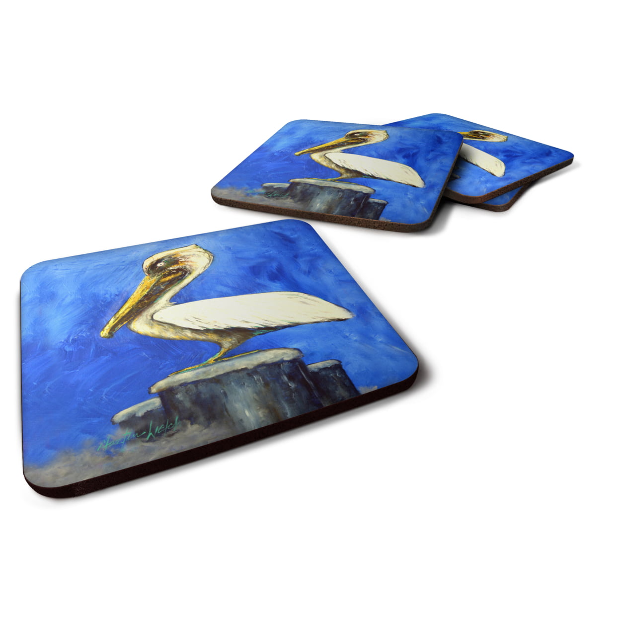 Pelican Texas Pete Foam Coasters - Set of 4