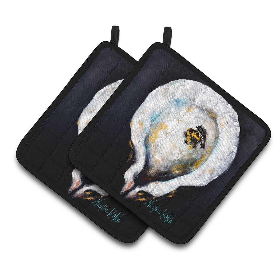 Picture of Carolines Treasures MW1327PTHD Oyster Eye Five Pair of Pot Holders