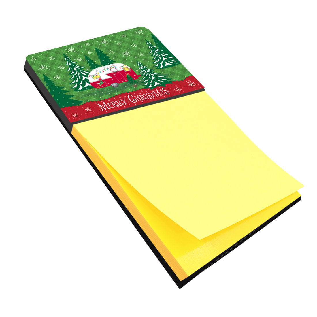 VHA3018SN Christmas Vintage Glamping Trailer Sticky Note Holder