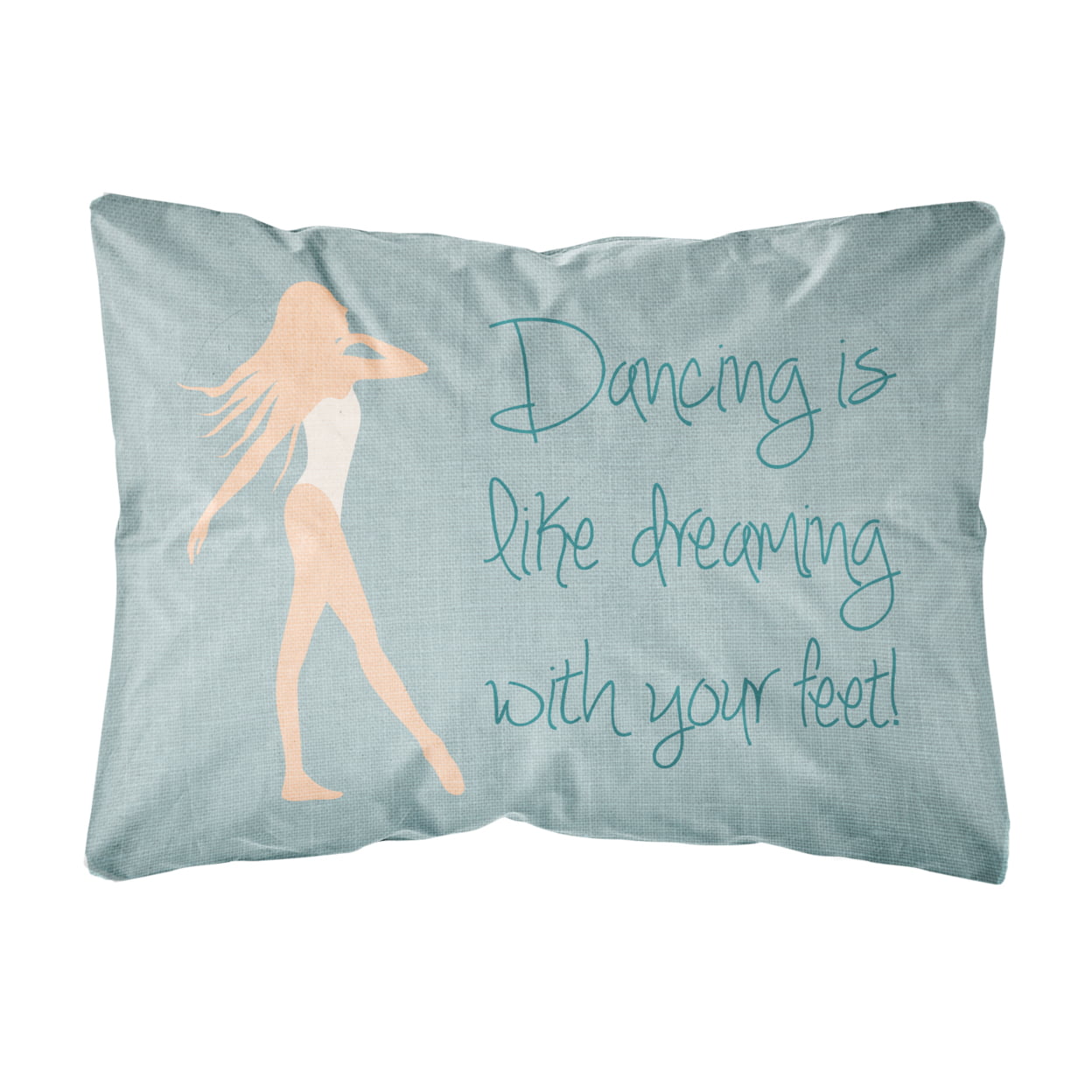 Dancing is Like Dreaming Canvas Fabric Decorative Pillow
