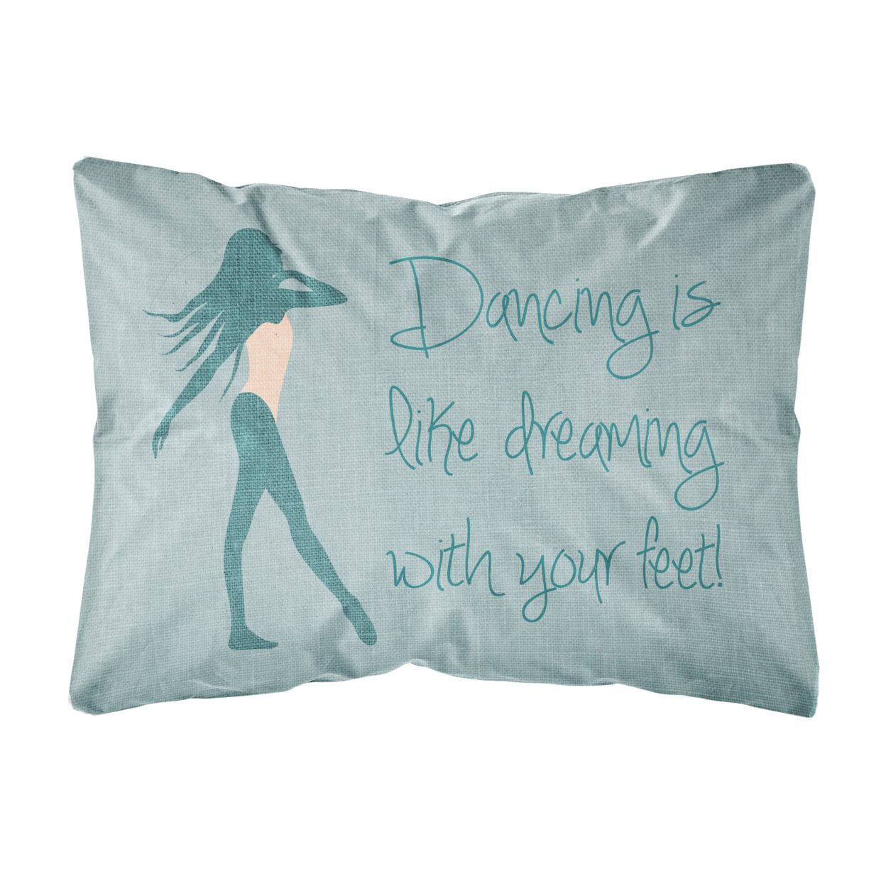 Dancing is Like Dreaming No.2 Canvas Fabric Decorative Pillow