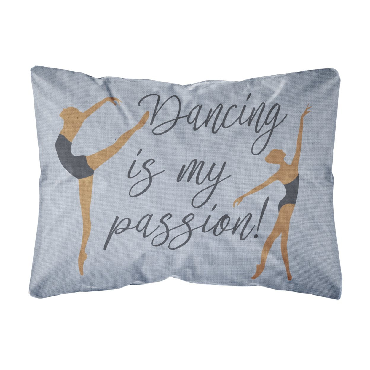 BB5381PW1216 Dancing is My Passion Canvas Fabric Decorative Pillow