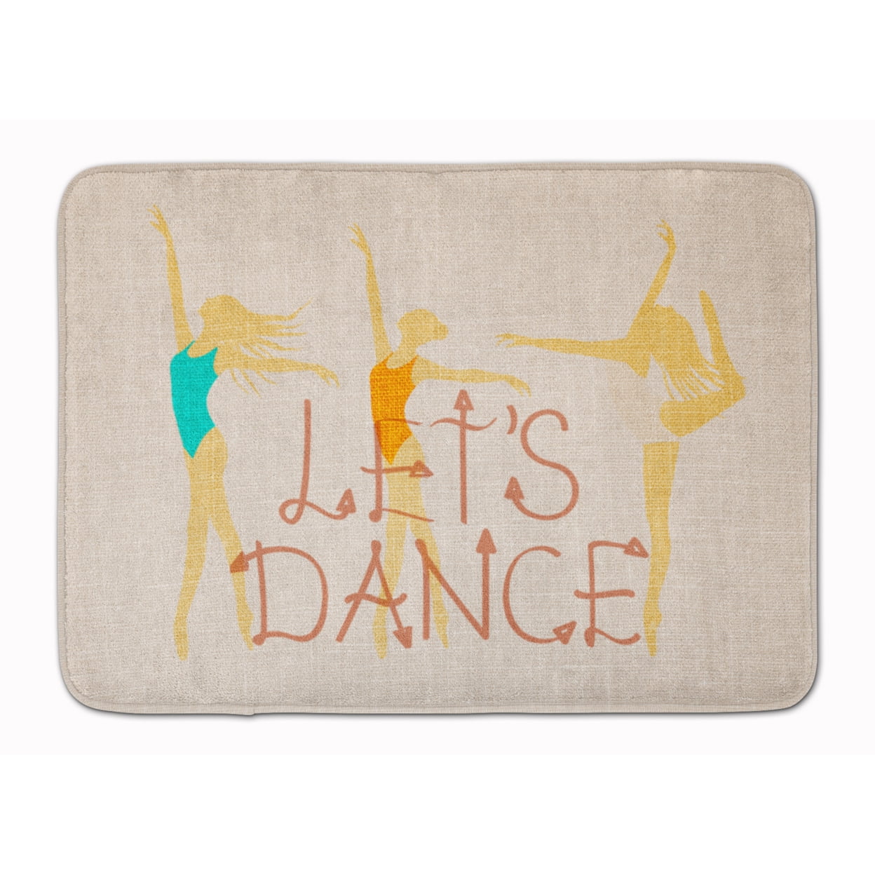 BB5376RUG Lets Dance Linen Light Machine Washable Memory Foam Mat