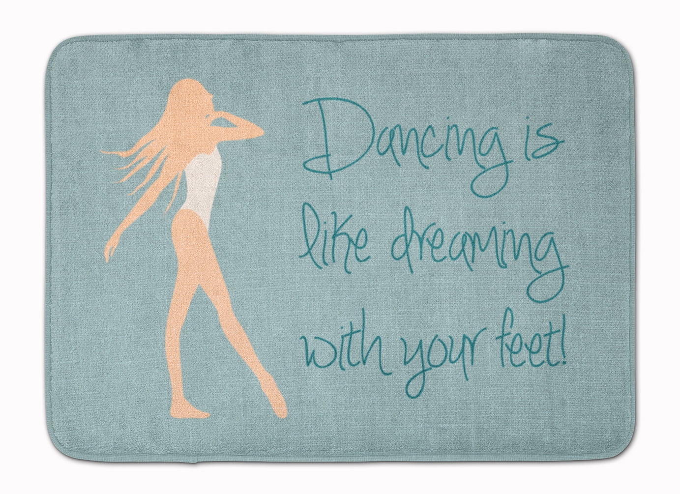 BB5379RUG Dancing is Like Dreaming Machine Washable Memory Foam Mat
