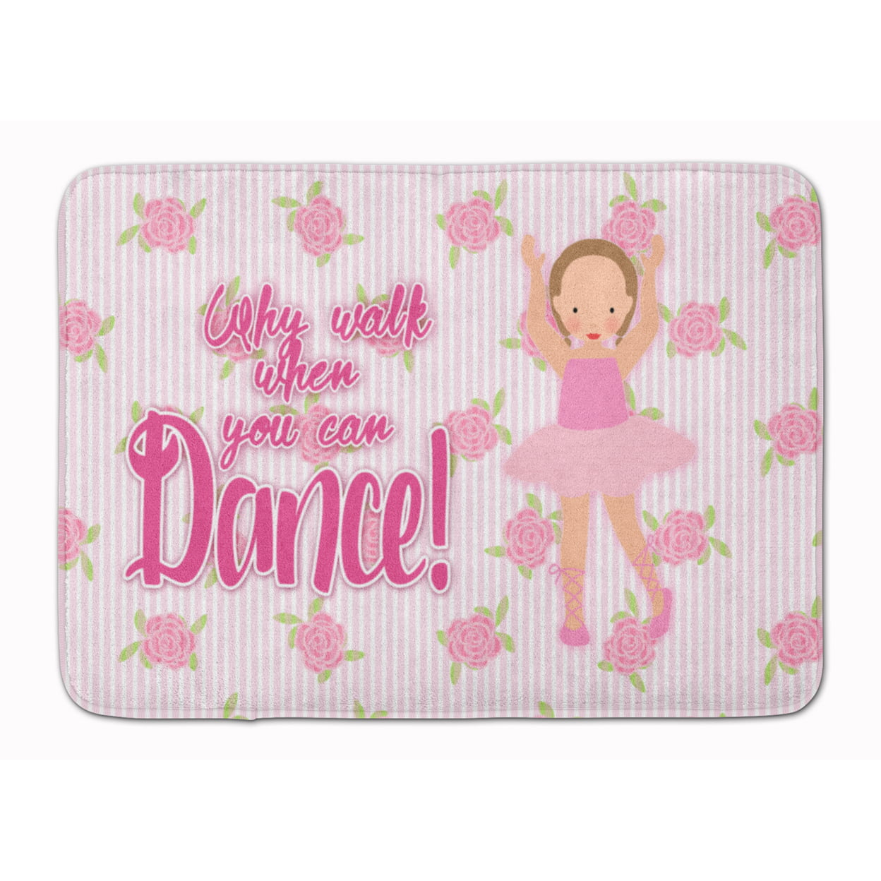 BB5385RUG Ballet Brown Short Hair Machine Washable Memory Foam Mat