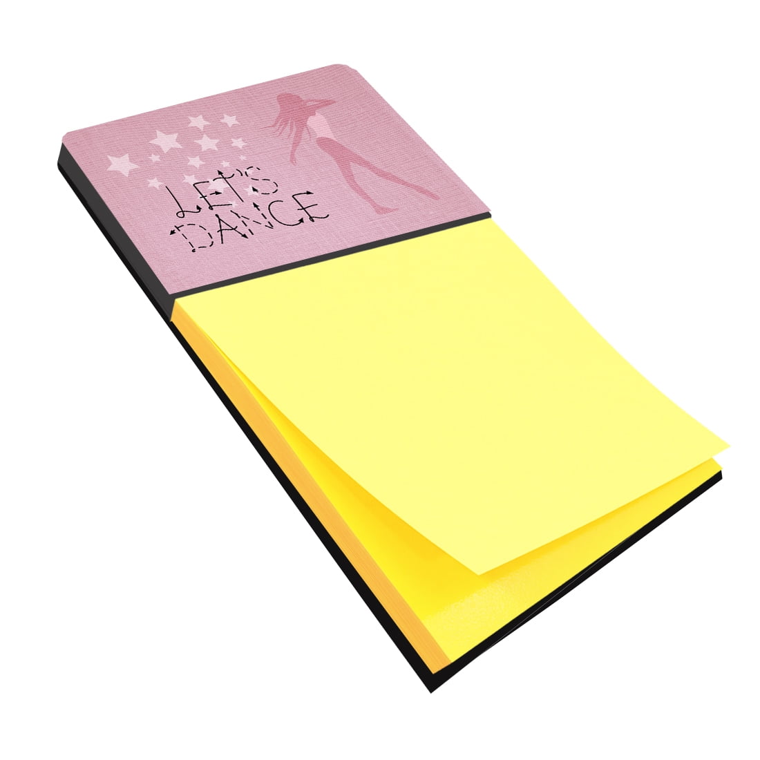 BB5375SN Lets Dance Linen Pink Sticky Note Holder