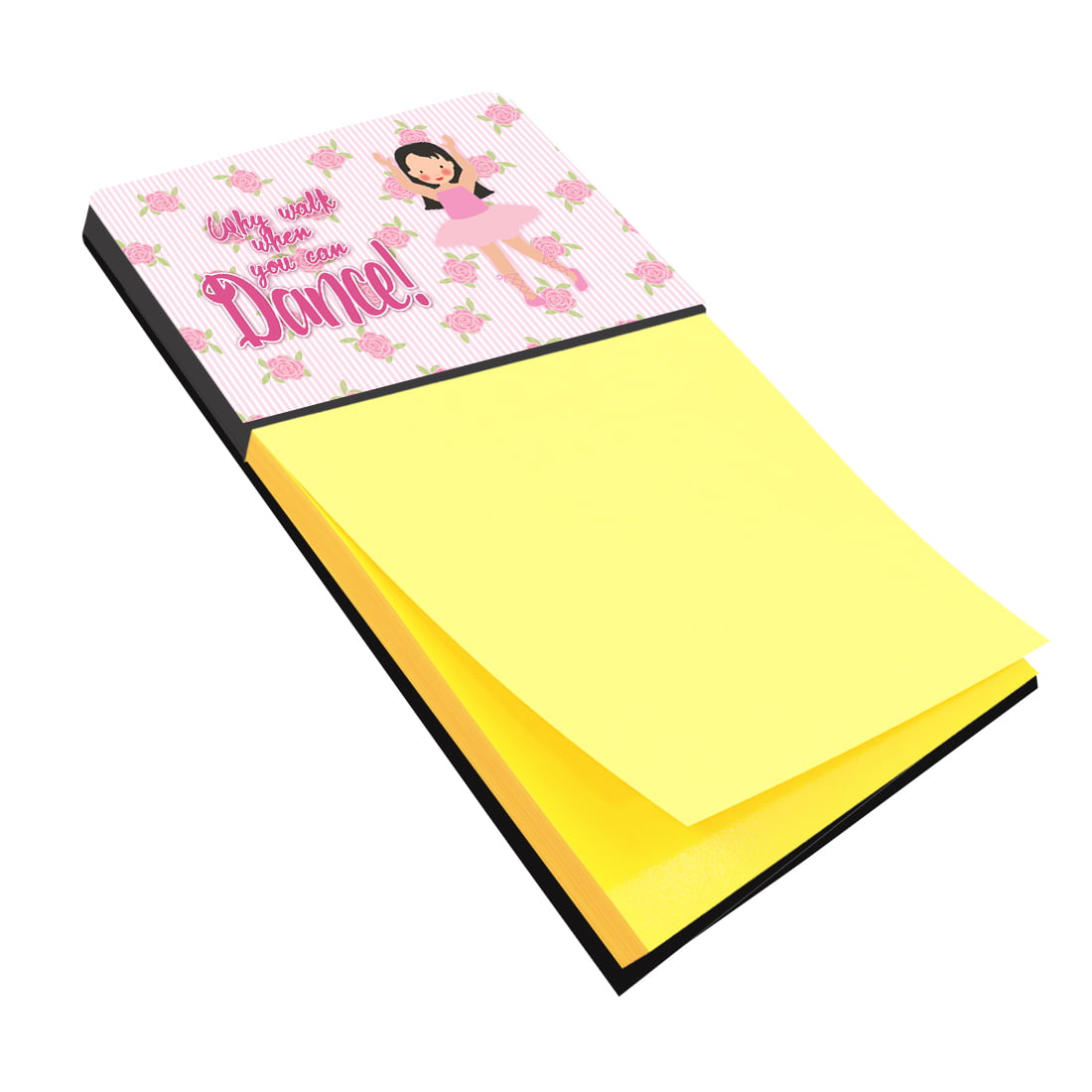 BB5388SN Ballet Long Dark Hair Sticky Note Holder