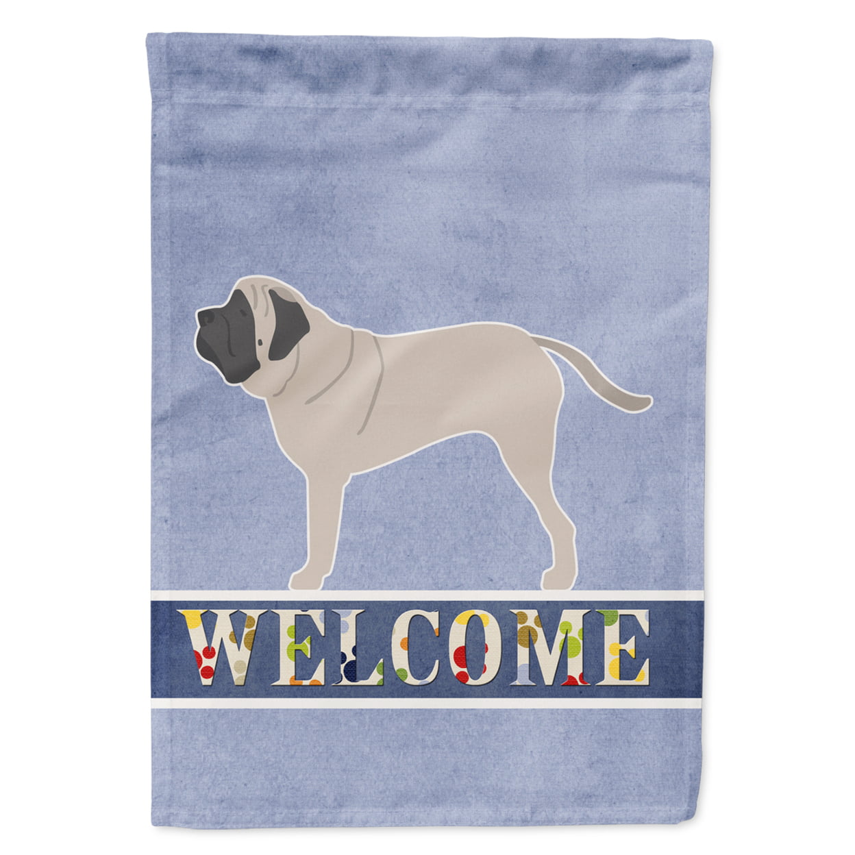 English Mastiff Welcome Garden Size Flag