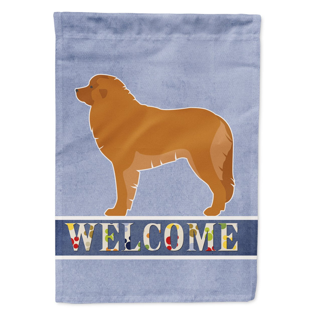 Leonberger Welcome Garden Size Flag