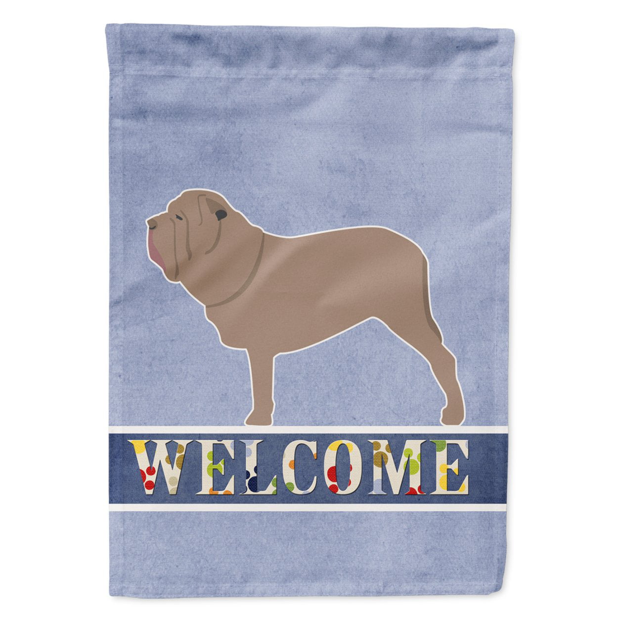 Neapolitan Mastiff Welcome Garden Size Flag