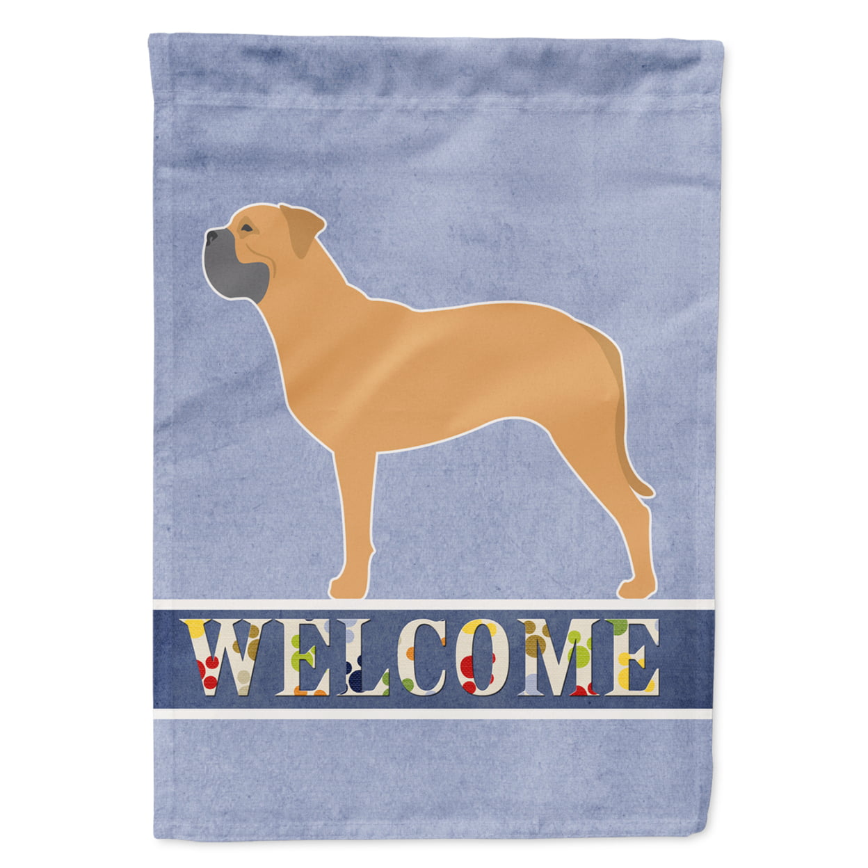 Bullmastiff Welcome Garden Size Flag