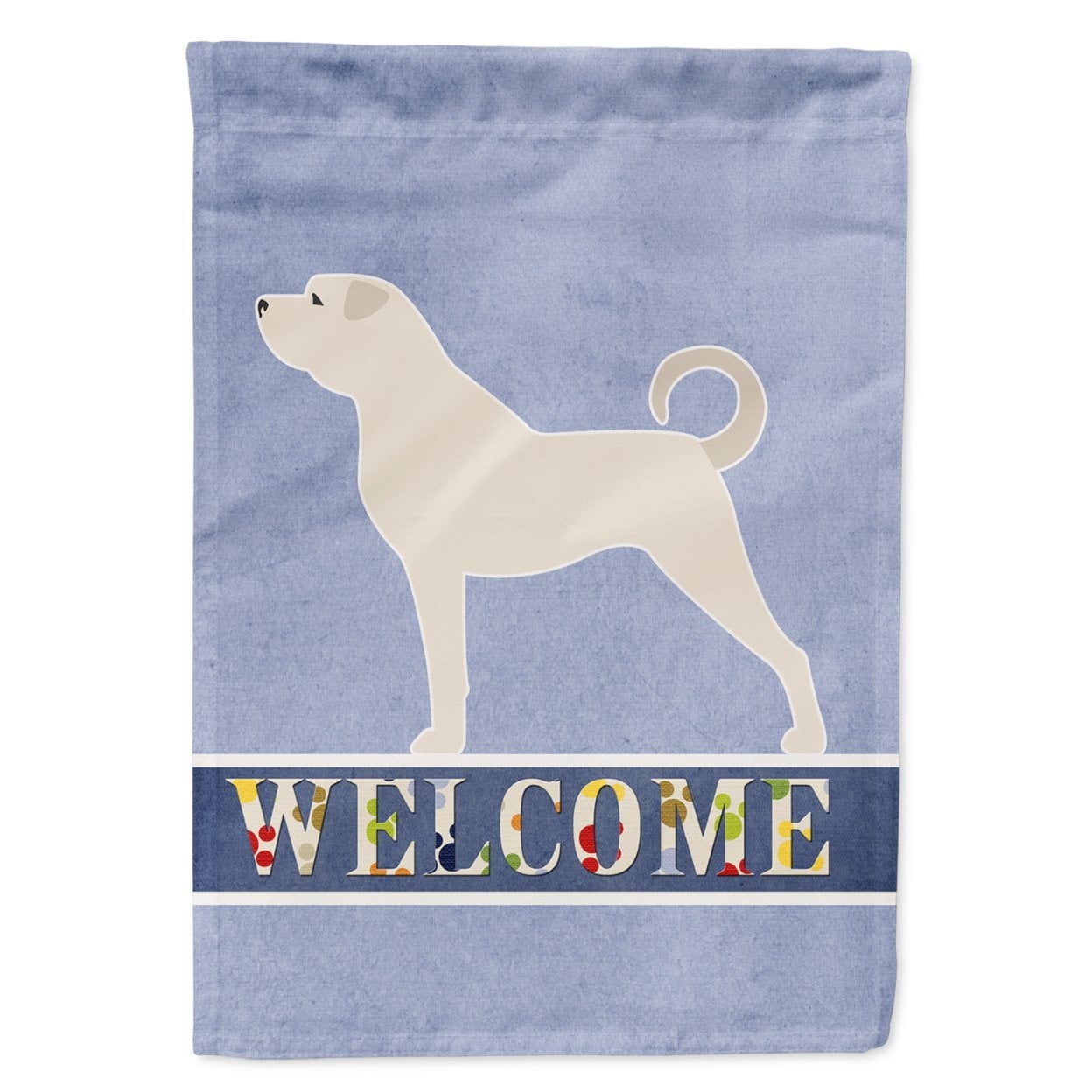 Anatolian Shepherd Welcome Garden Size Flag