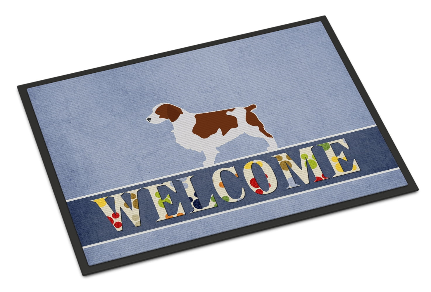 24 x 36 in. Welsh Springer Spaniel Welcome Indoor or Outdoor Mat