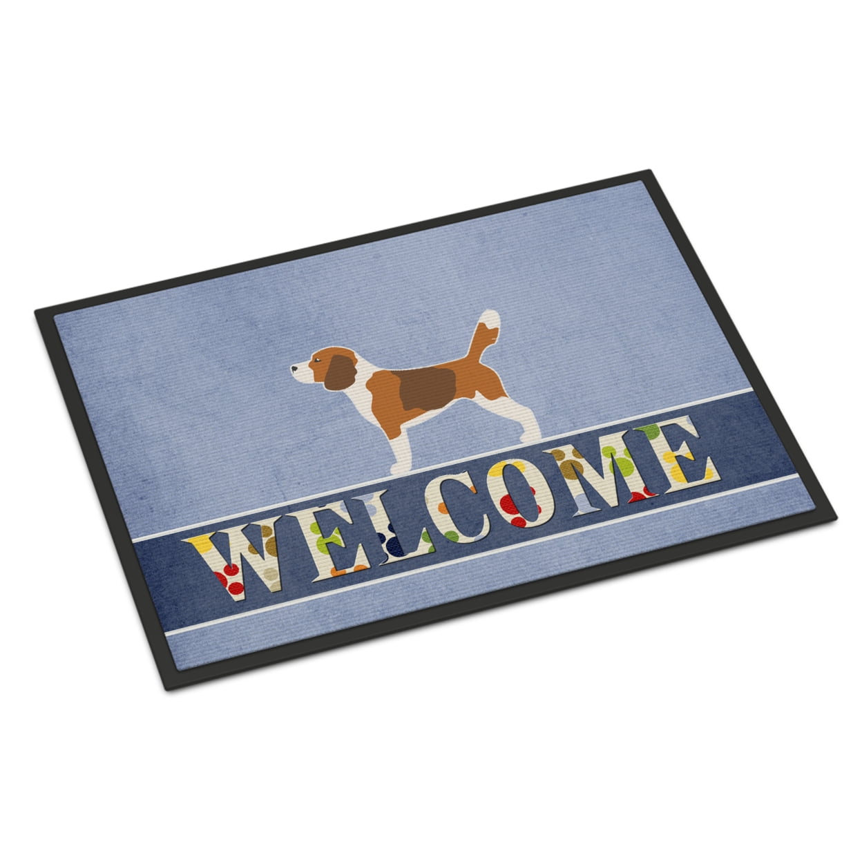 24 x 36 in. Beagle Welcome Indoor or Outdoor Mat