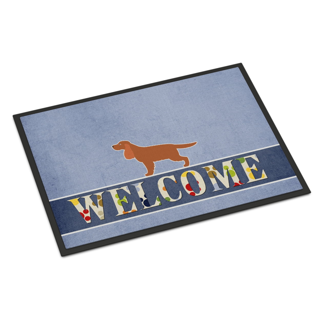 24 x 36 in. English Cocker Spaniel Welcome Indoor or Outdoor Mat