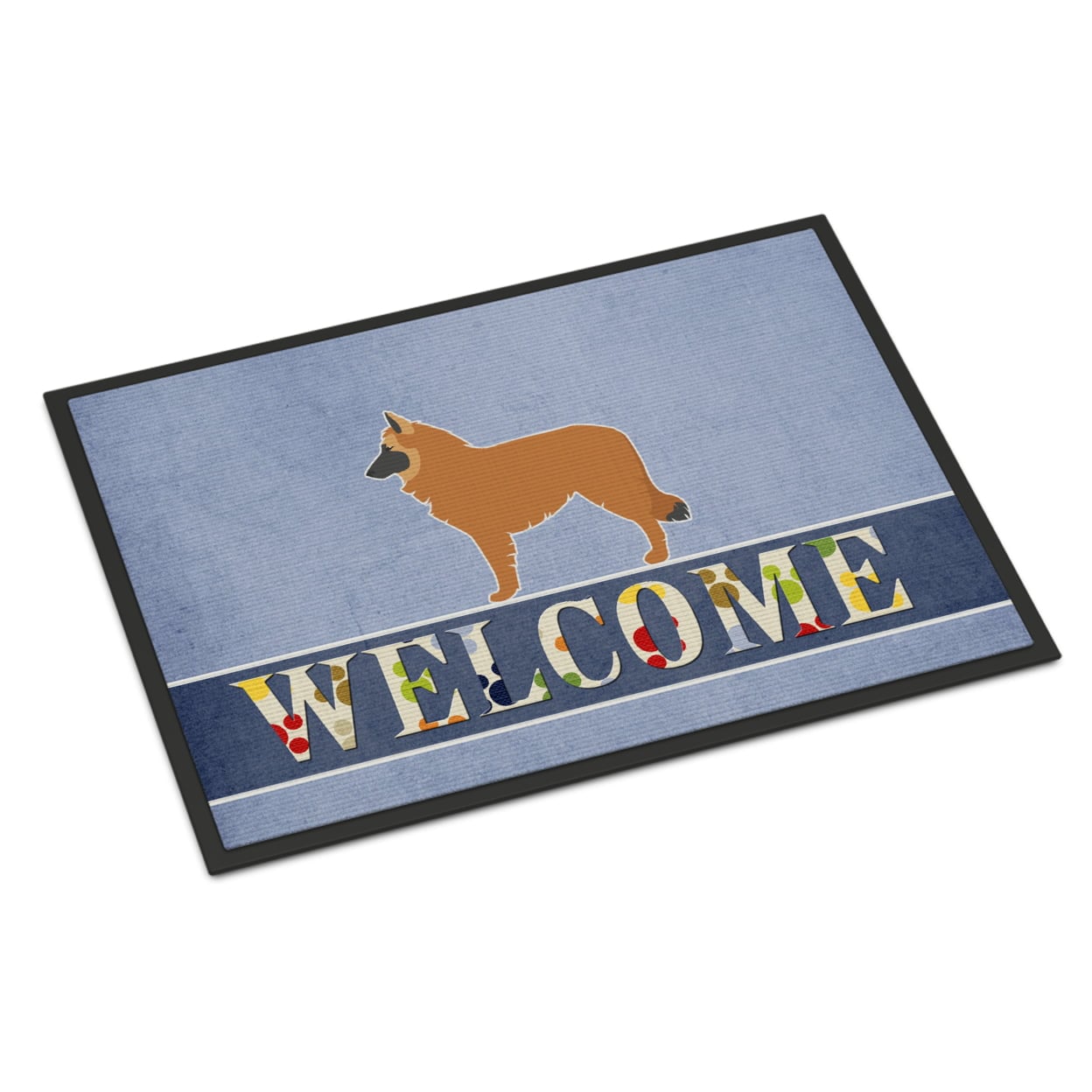 Belgian Shepherd Welcome Indoor or Outdoor Mat - 24 x 36 in.