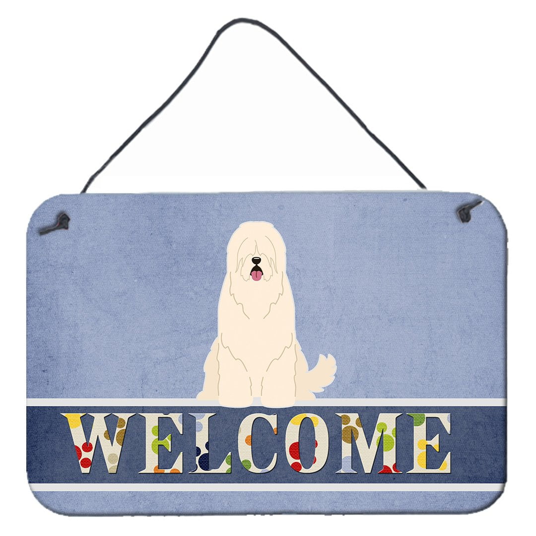 South Russian Sheepdog Welcome Wall or Door Hanging Prints