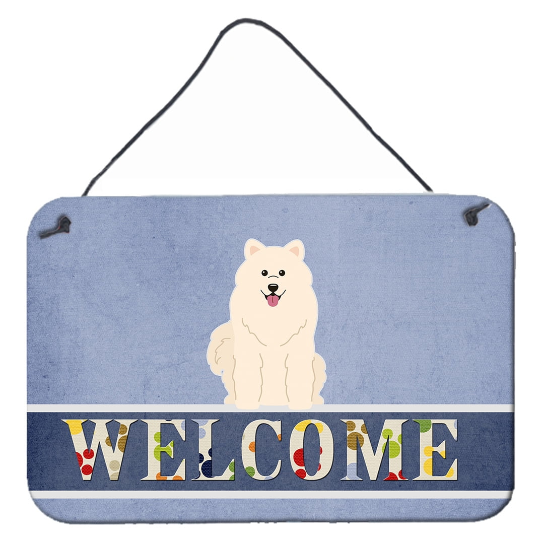 Samoyed Welcome Wall or Door Hanging Prints