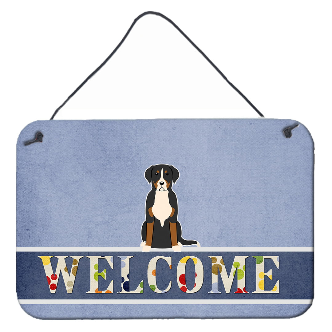 Greater Swiss Mountain Dog Welcome Wall or Door Hanging Prints