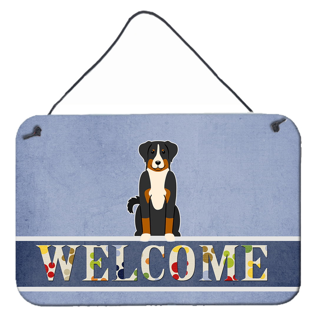 Appenzeller Sennenhund Welcome Wall or Door Hanging Prints