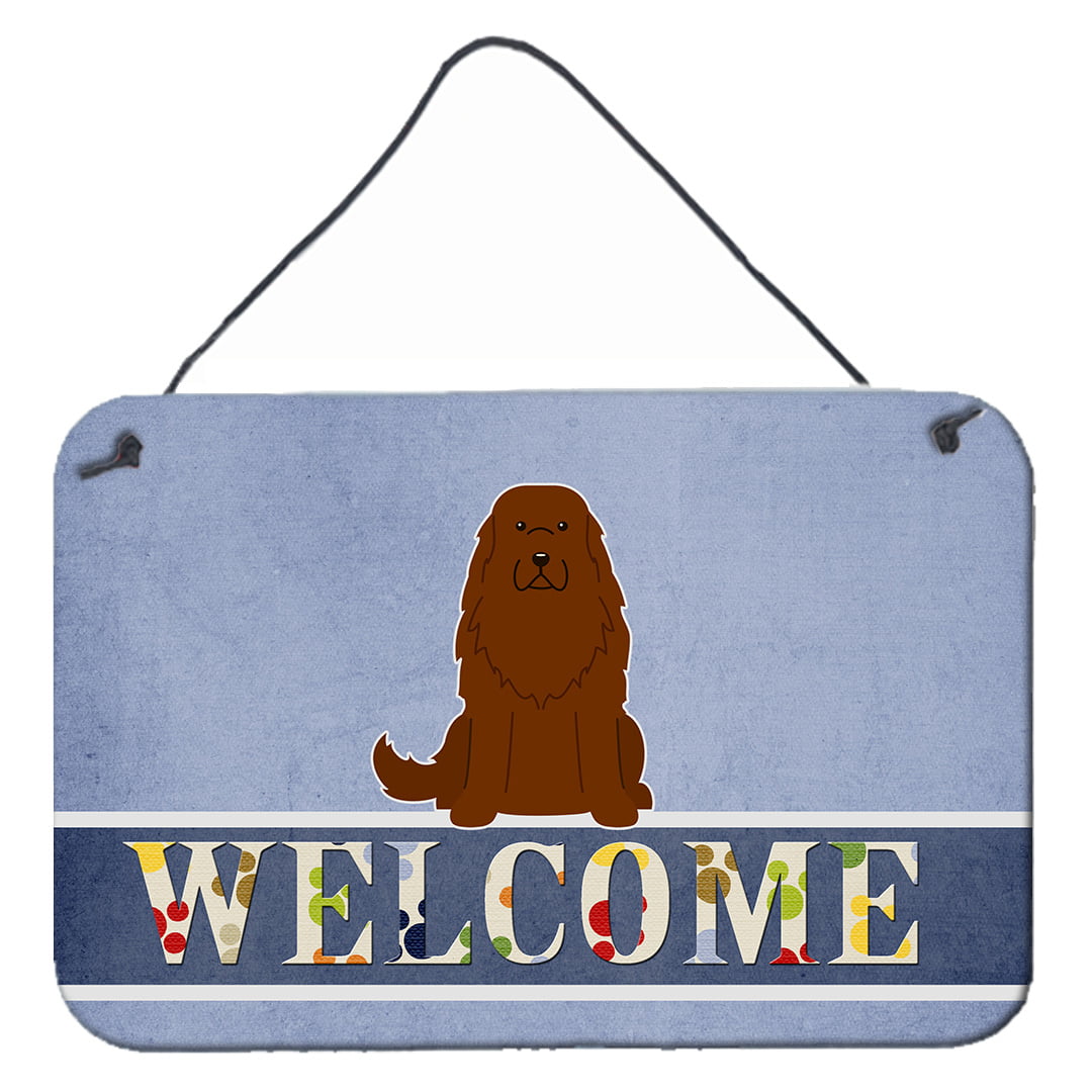 Caucasian Shepherd Dog Welcome Wall or Door Hanging Prints