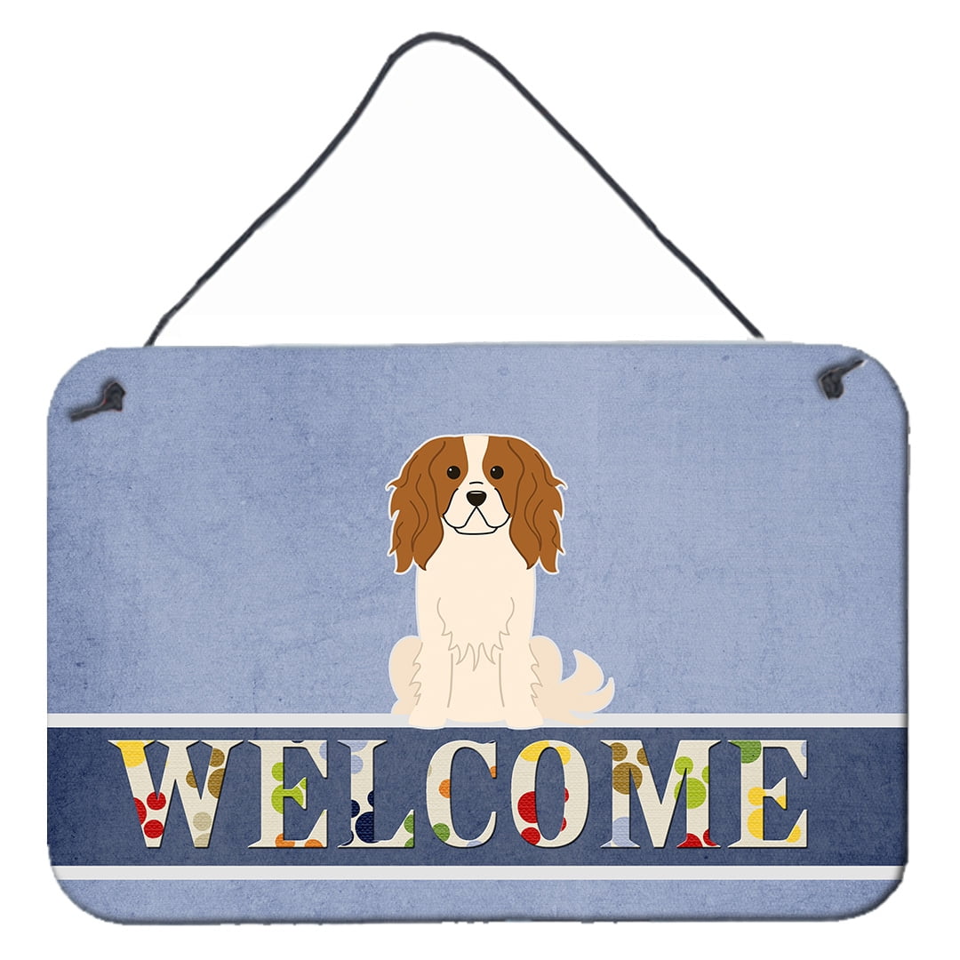Cavalier Spaniel Welcome Wall or Door Hanging Prints