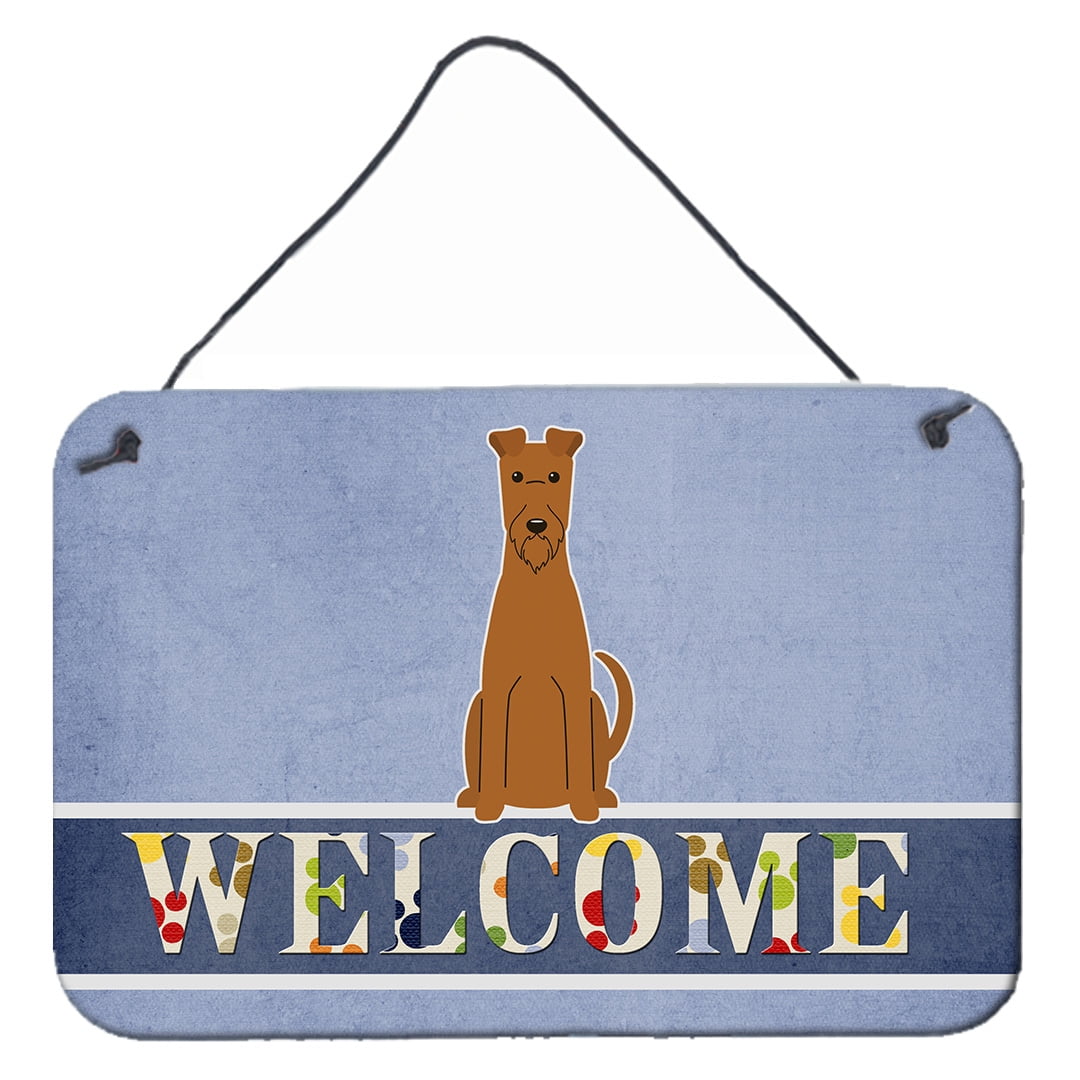 Irish Terrier Welcome Wall or Door Hanging Prints