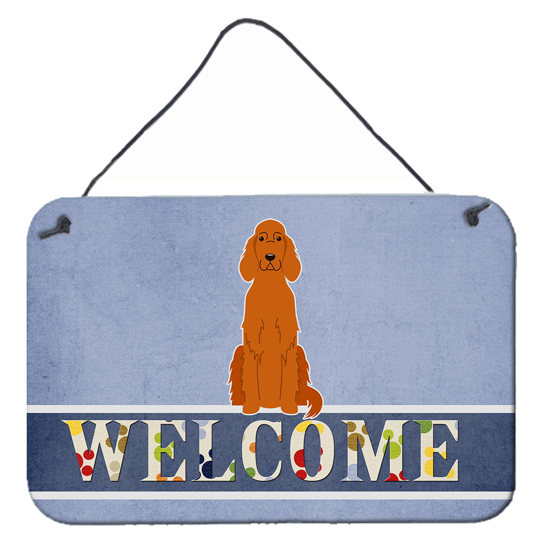 Irish Setter Welcome Wall or Door Hanging Prints