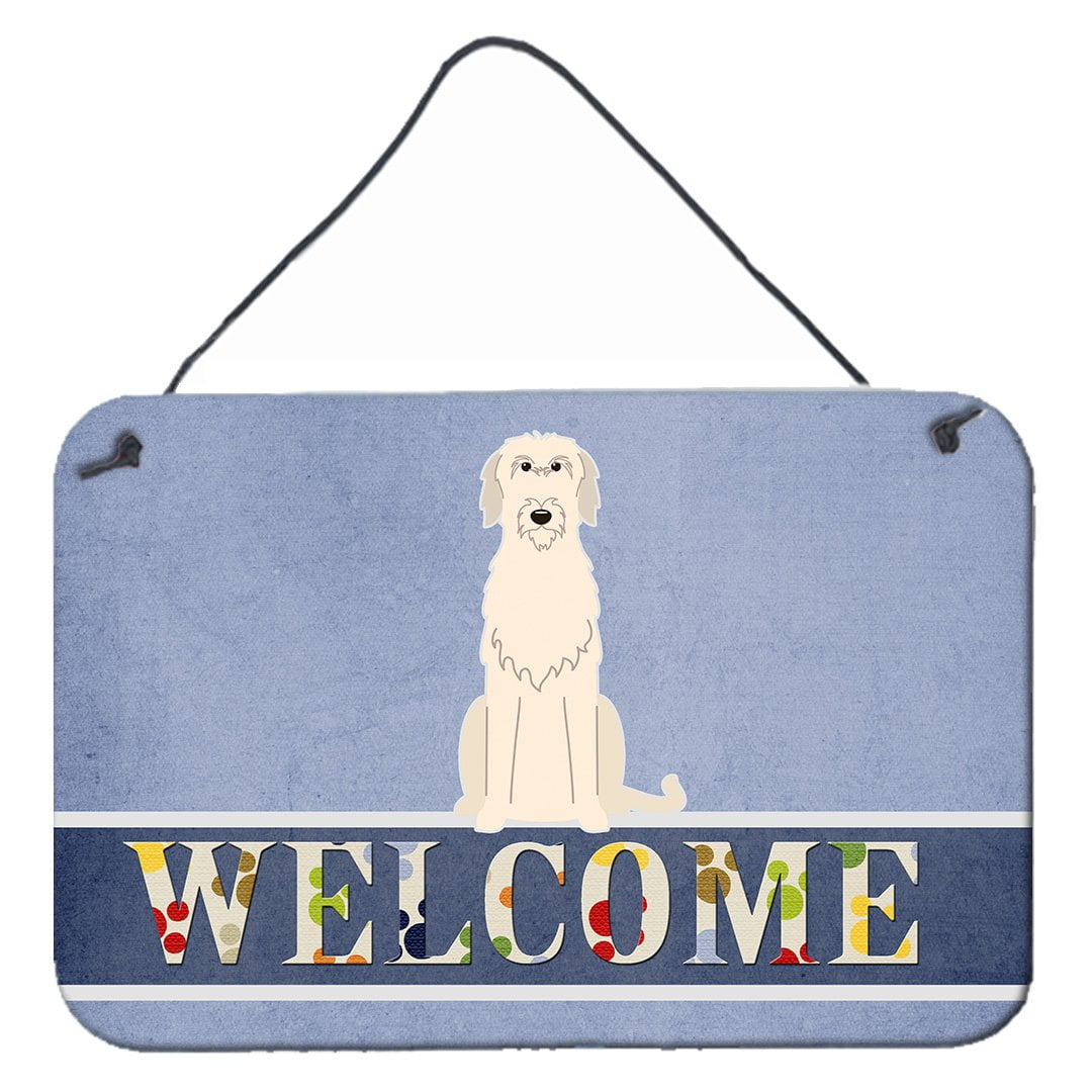 Irish Wolfhound Welcome Wall or Door Hanging Prints