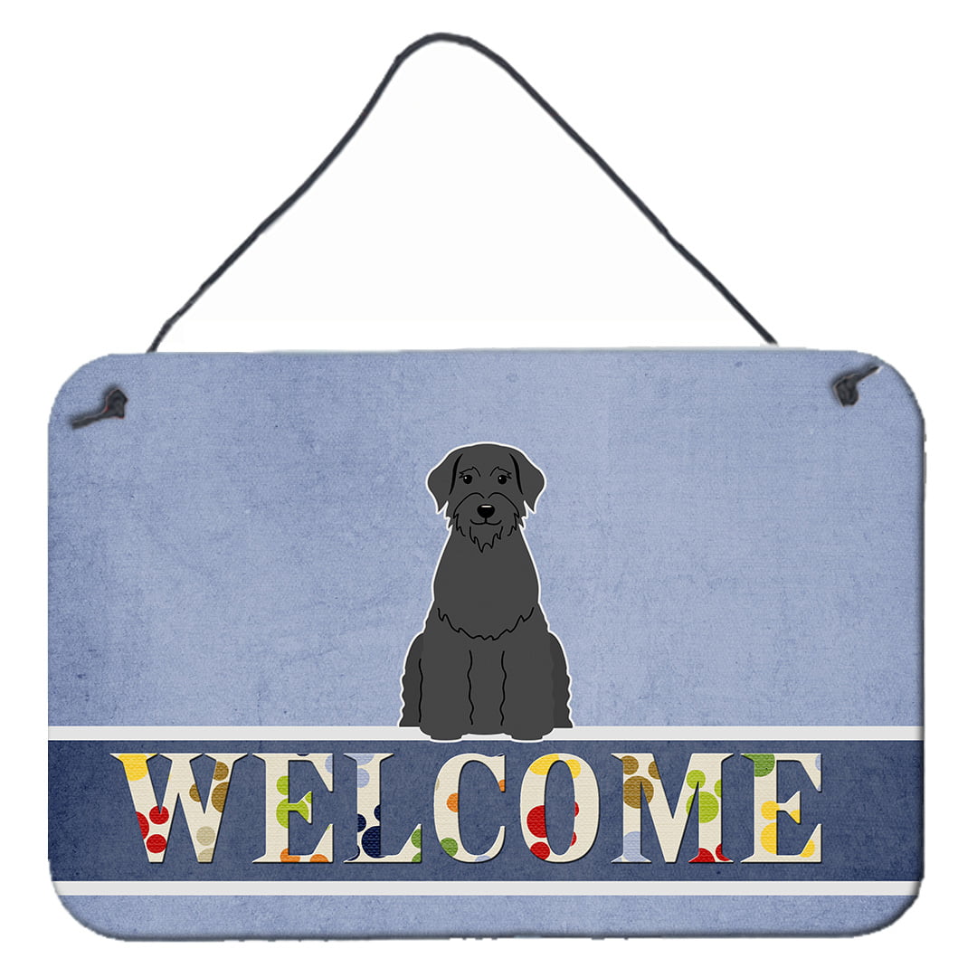 Giant Schnauzer Welcome Wall or Door Hanging Prints