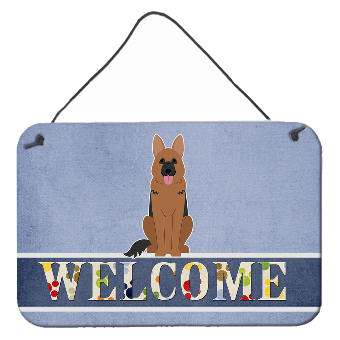 German Shepherd Welcome Wall or Door Hanging Prints