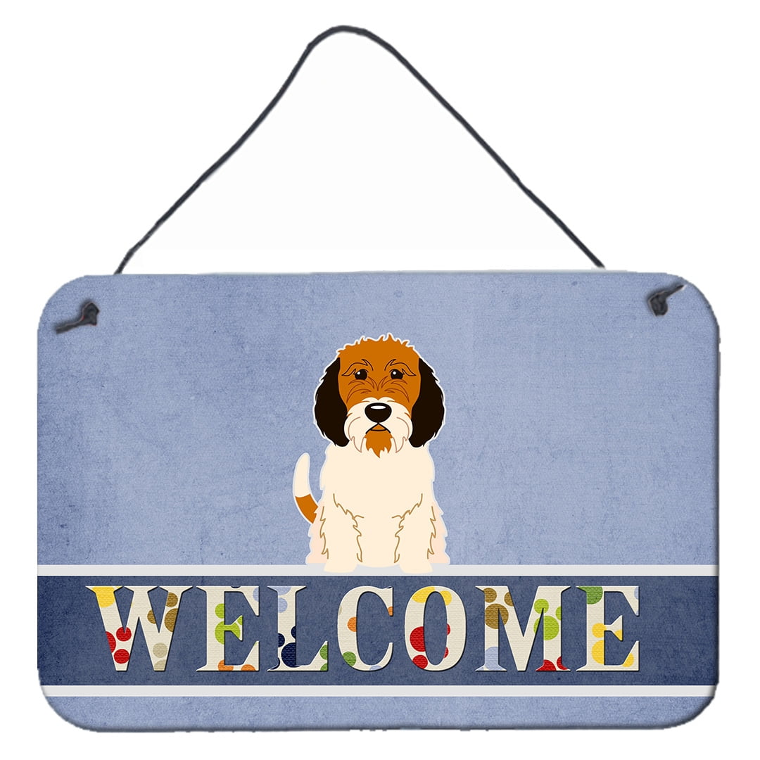 Petit Basset Griffon Veenden Welcome Wall or Door Hanging Prints