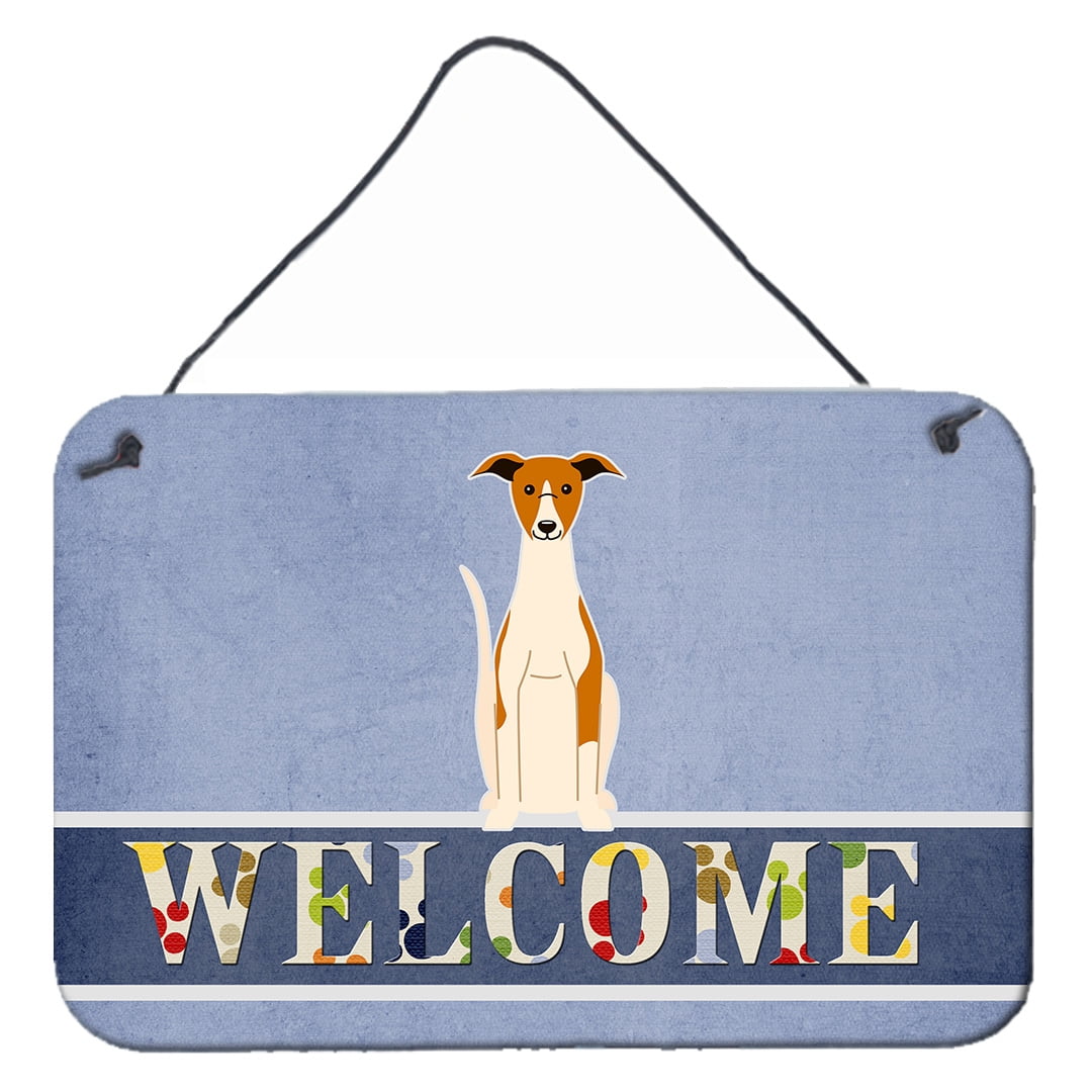 Whippet Welcome Wall or Door Hanging Prints