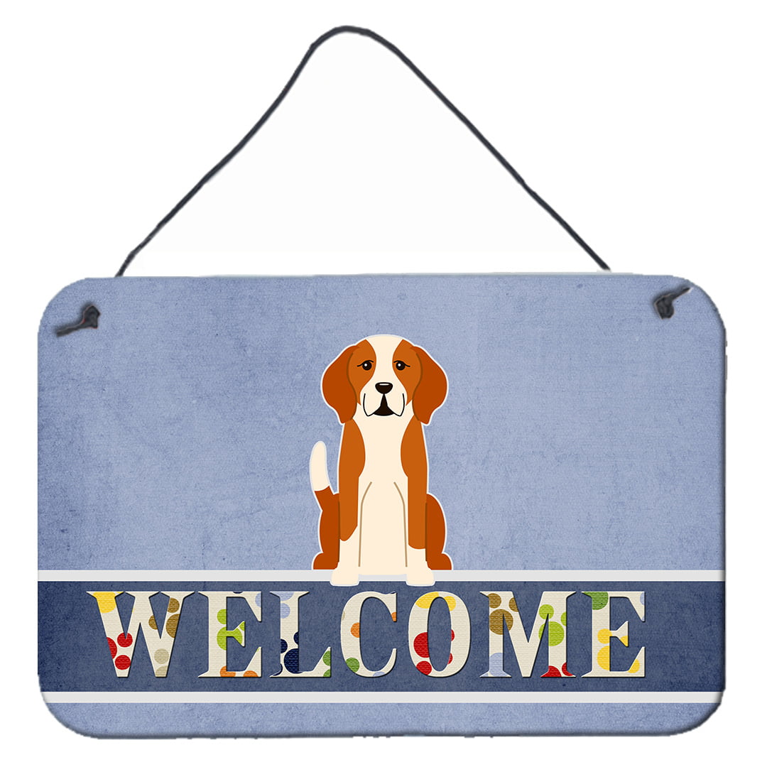 English Foxhound Welcome Wall or Door Hanging Prints