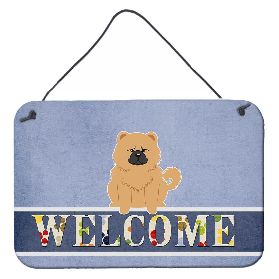 Chow Chow Cream Welcome Wall or Door Hanging Prints